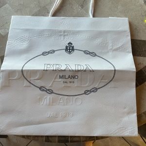 Prada paper bag